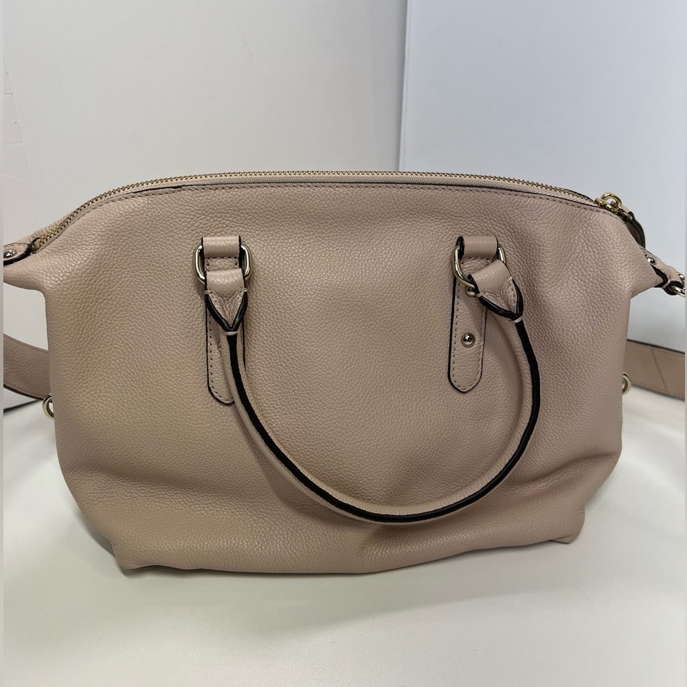 Kate Spade New York Larchmont Avenue Studded Mini Layla Satchel in Warm Beige - Picture 12 of 15